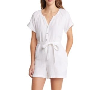 Tommy Bahama Coral Isle Cotton Romper - White